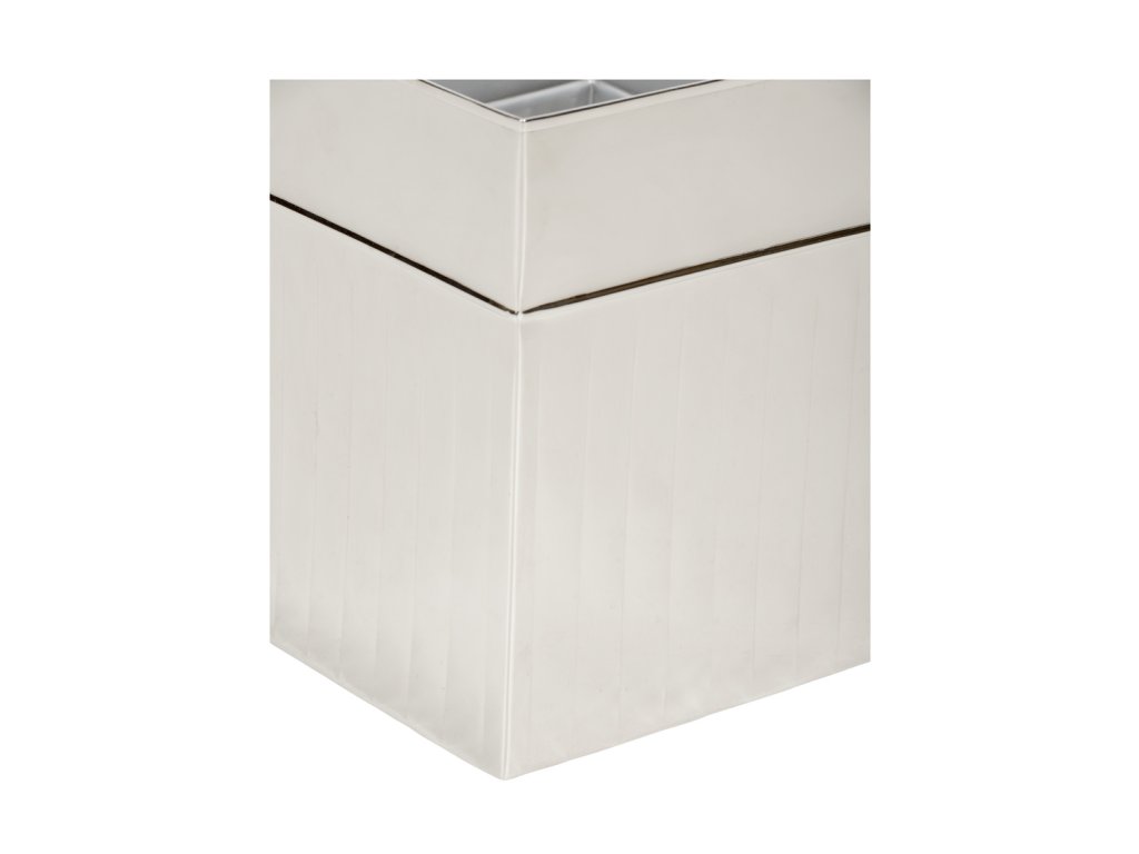 Wallace Wastebasket - Nickel - image 1