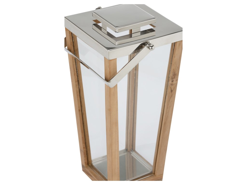 Lanai Teak and Glass Hurricane - MD - image 1