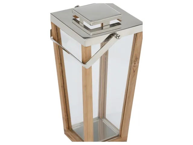Lanai Teak and Glass Hurricane - MD - Alternative View