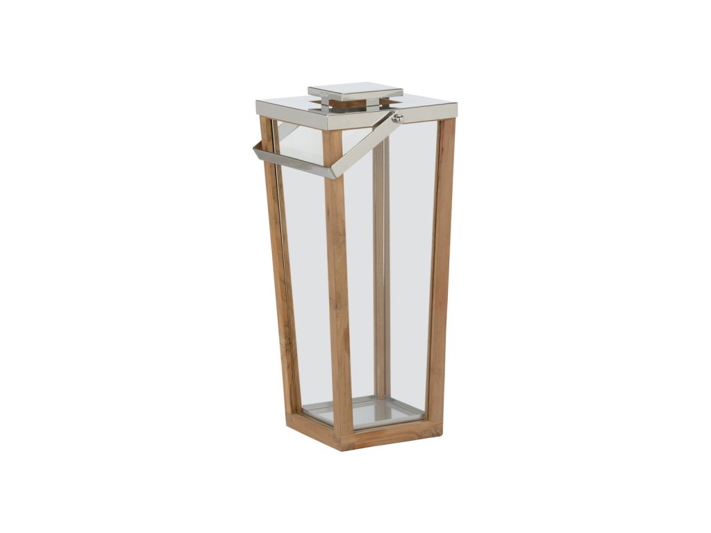Lanai Teak and Glass Hurricane - MD - main image