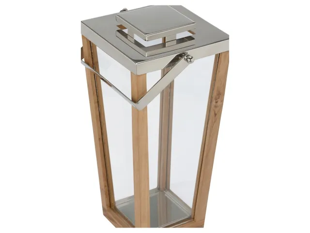 Lanai Teak and Glass Hurricane - LG - Alternative View