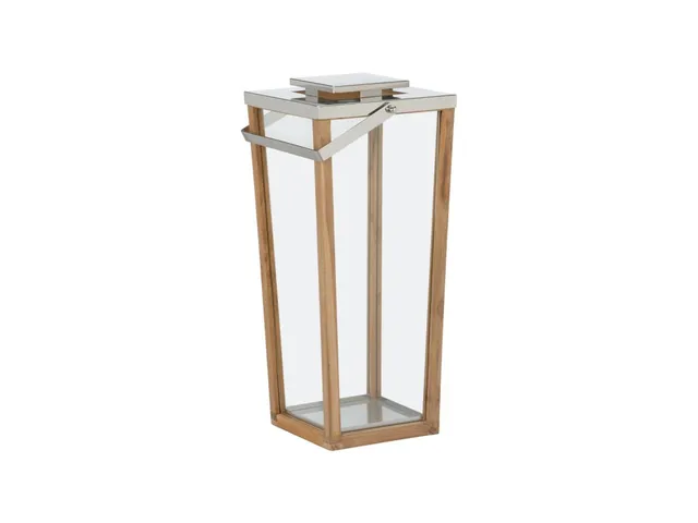 Lanai Teak and Glass Hurricane - LG