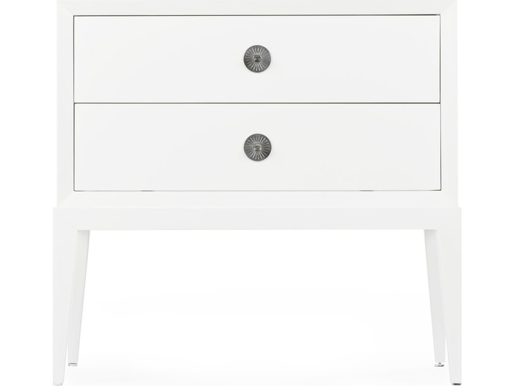 Beveled Side Chest 2 Drawers - image 1
