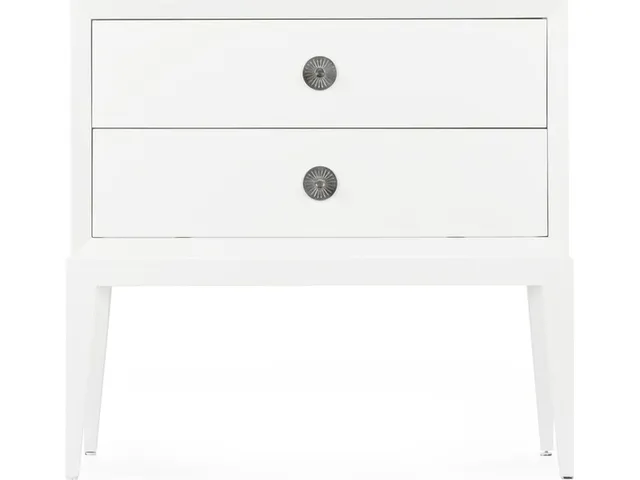 Beveled Side Chest 2 Drawers