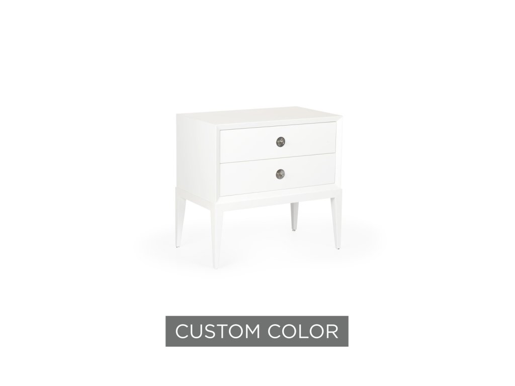 Beveled Side Chest 2 Drawers - main image