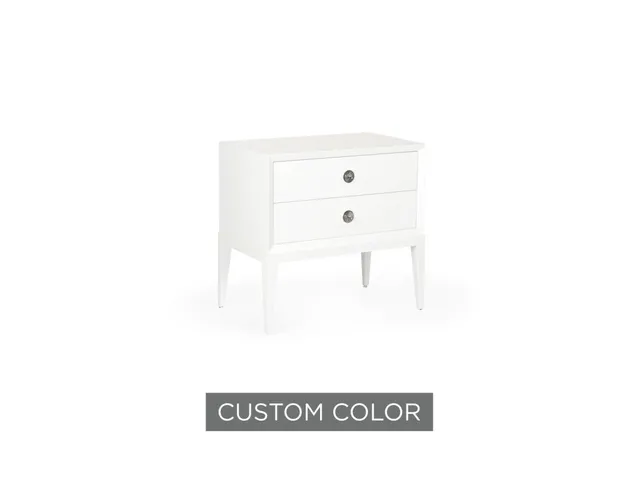 Beveled Side Chest 2 Drawers