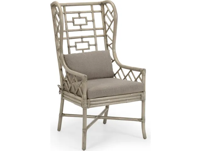 Gwyneth Wing Chair - Gray