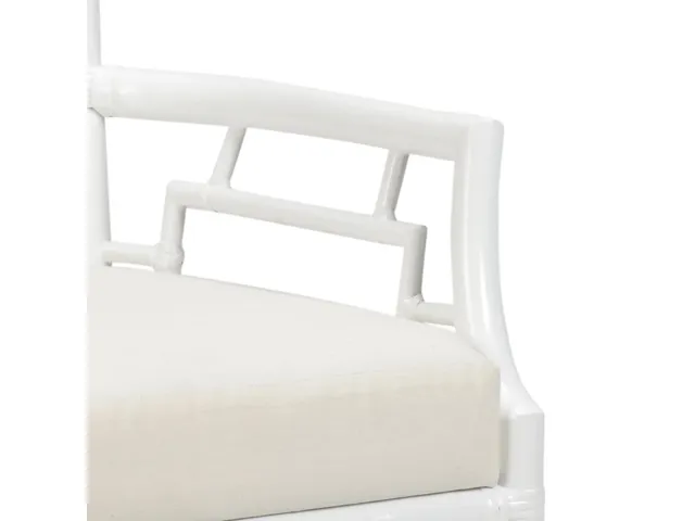 Wild Palm Armchair - White - Alternative View