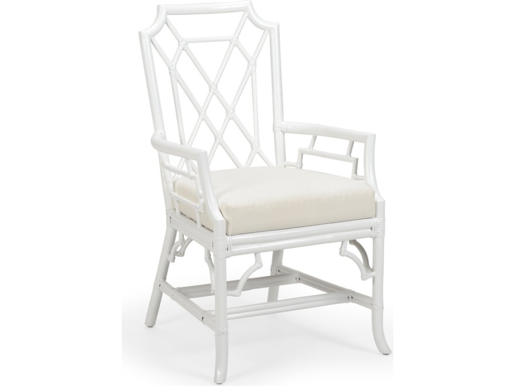 Wild Palm Armchair - White - main image