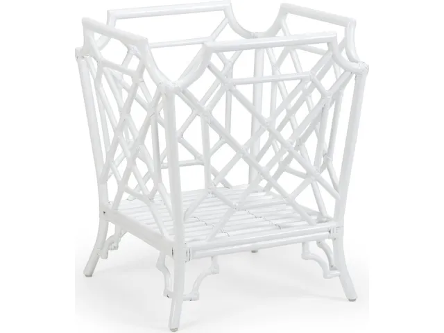 Wild Palm Planter - White