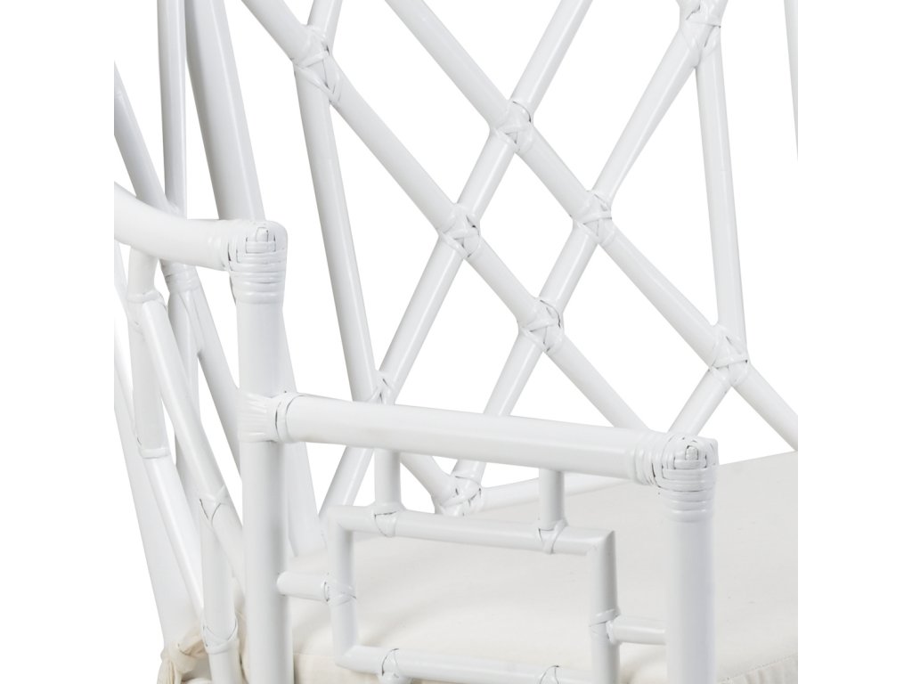 Wild Palm Settee - White - image 1