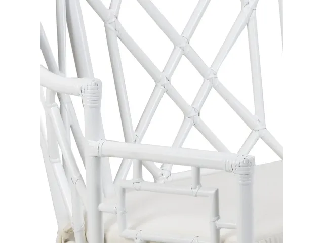 Wild Palm Settee - White - Alternative View