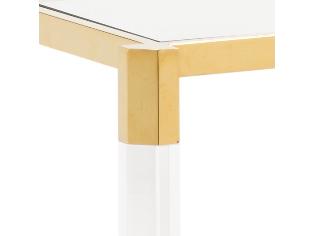 Boulevardier Bar Cart - Clear/Gold - image 1