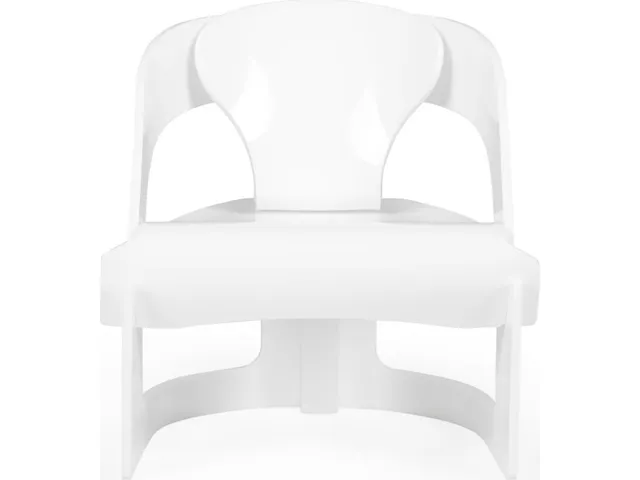 Beverly Grove Acrylic Chair - White - Alternative View