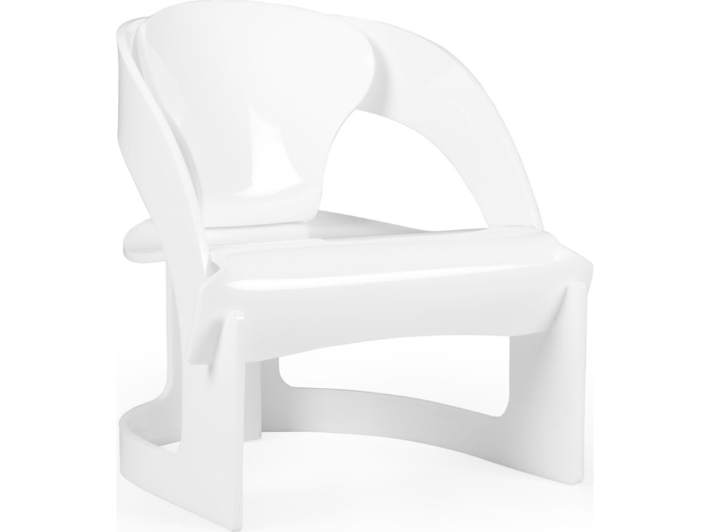 Beverly Grove Acrylic Chair - White - main image