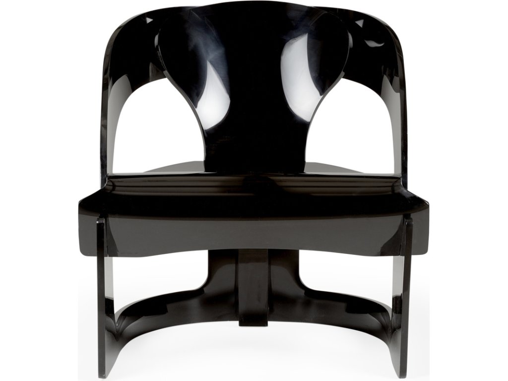 Beverly Grove Acrylic Chair - Black - image 1