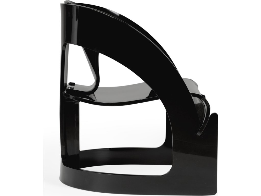 Beverly Grove Acrylic Chair - Black - image 2