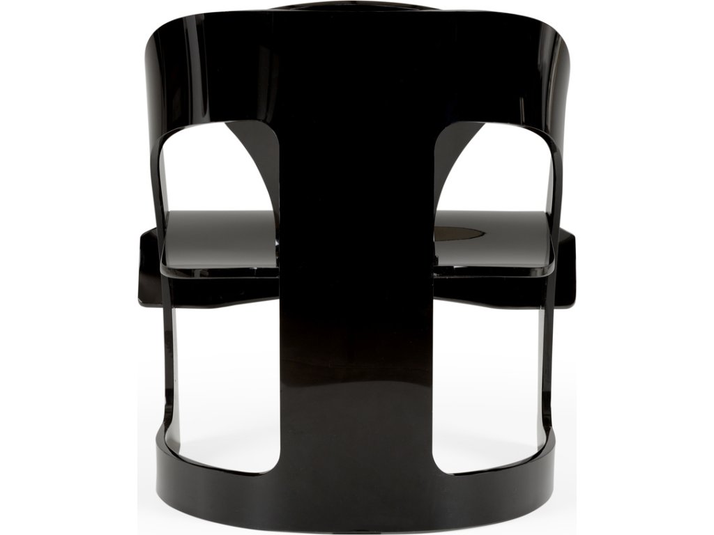 Beverly Grove Acrylic Chair - Black - image 3
