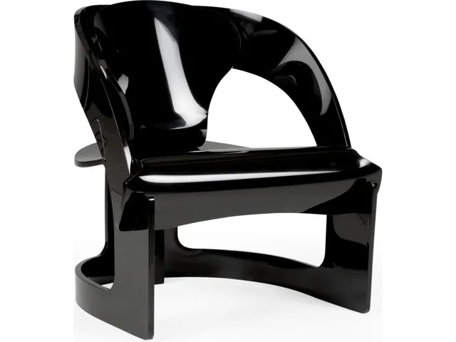 Beverly Grove Acrylic Chair - Black