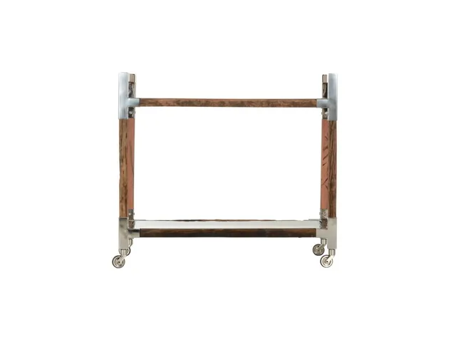 Rustic Glam Bar Cart (Lg) - Alternative View