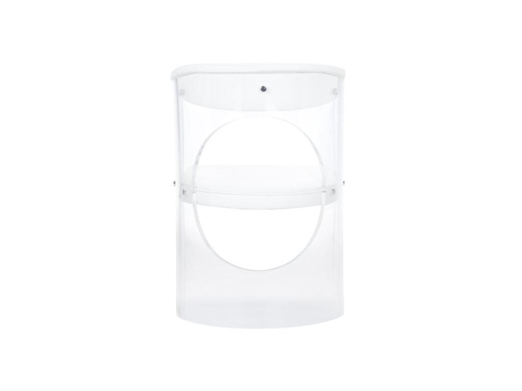 Baran Barrel Back Chair - White - image 2
