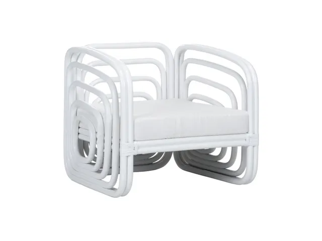 Waterfall Tub Chair - White