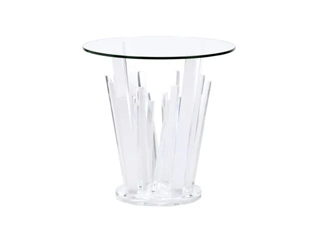 Geode End Table - Clear