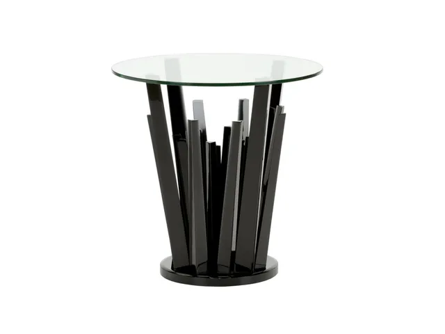 Geode End Table - Black