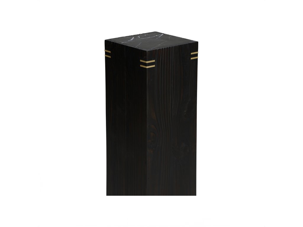 Shou Sugi Ban Pedestal - Tall - image 1