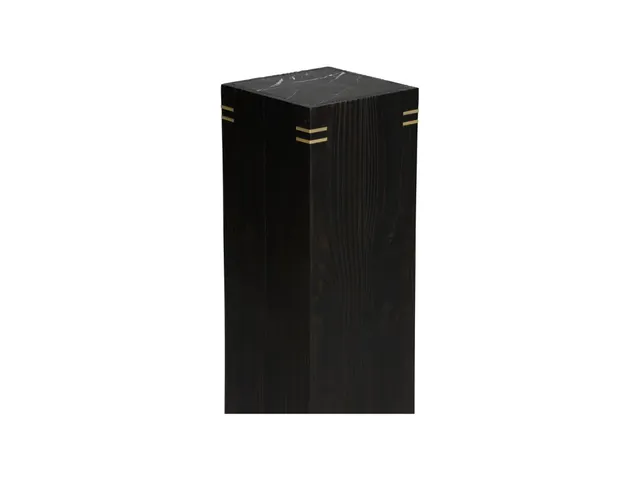 Shou Sugi Ban Pedestal - Tall - Alternative View