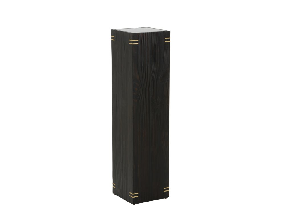 Shou Sugi Ban Pedestal - Tall - image 3