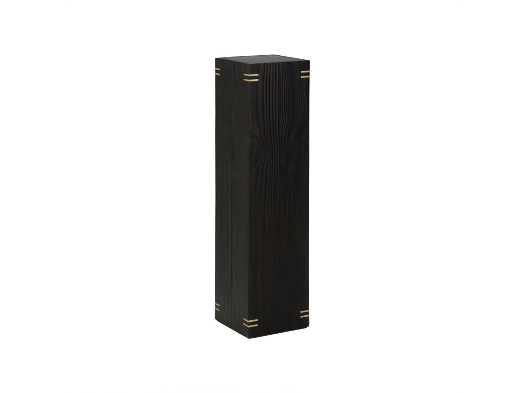 Shou Sugi Ban Pedestal - Tall - main image