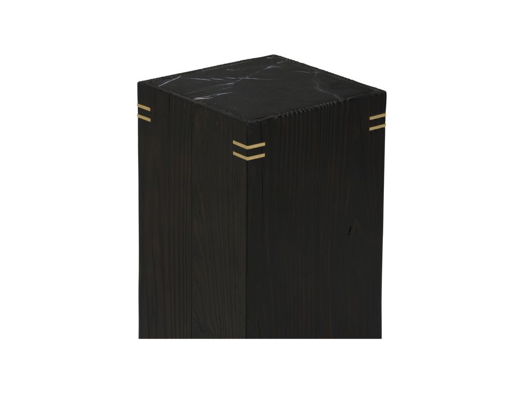 Shou Sugi Ban Pedestal - Medium - image 1