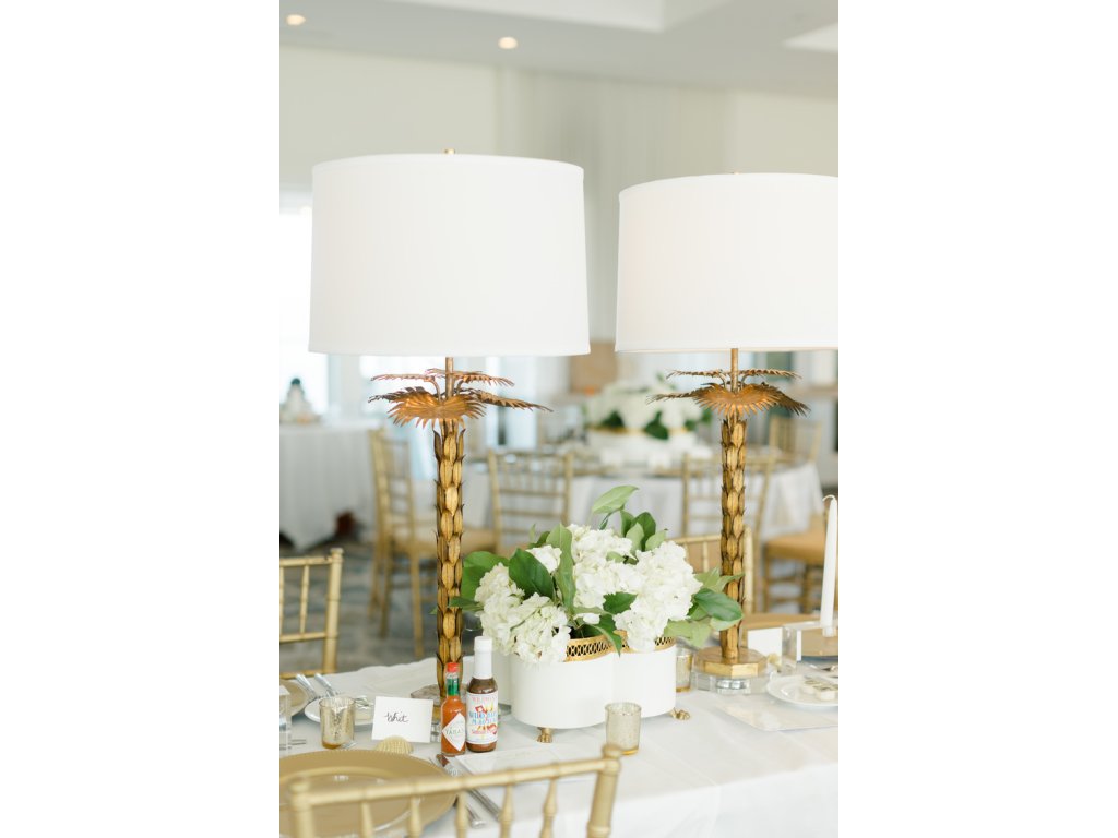 Palm Island Lamp - Gold - image 6