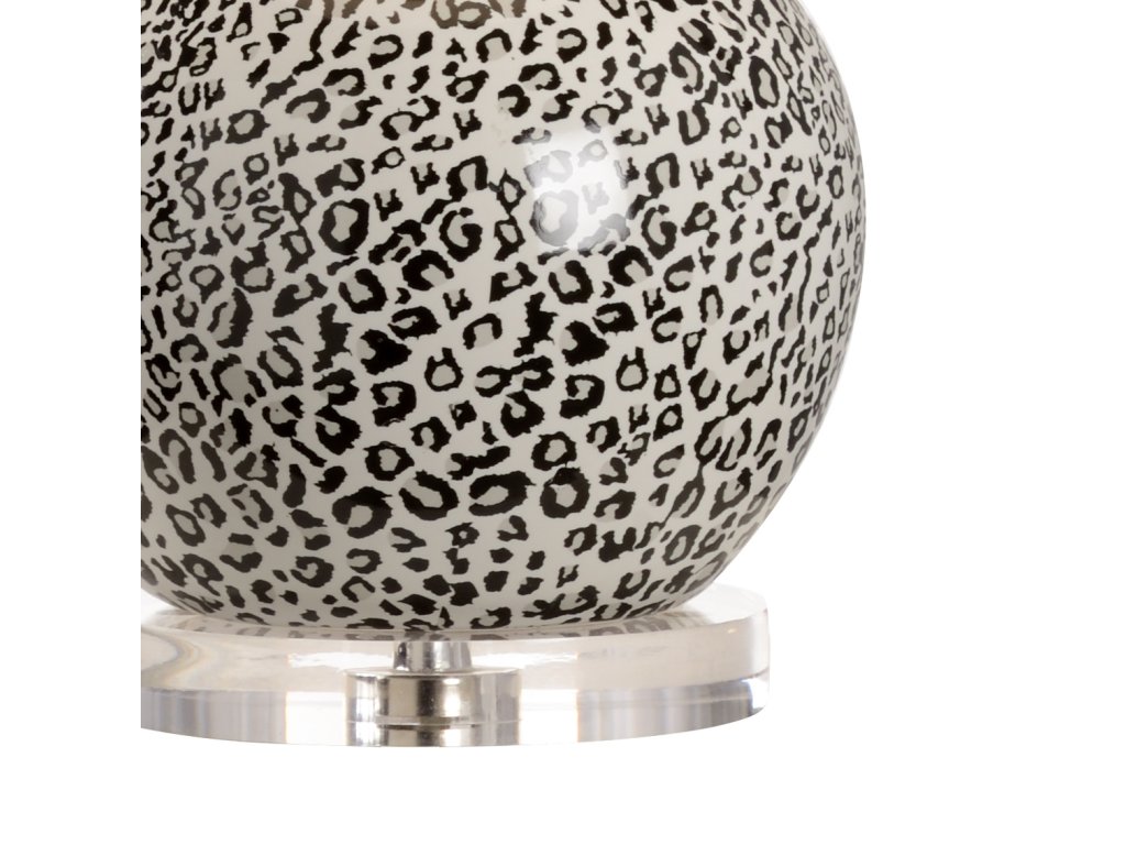 Snow Leopard Lamp - Gray - image 1
