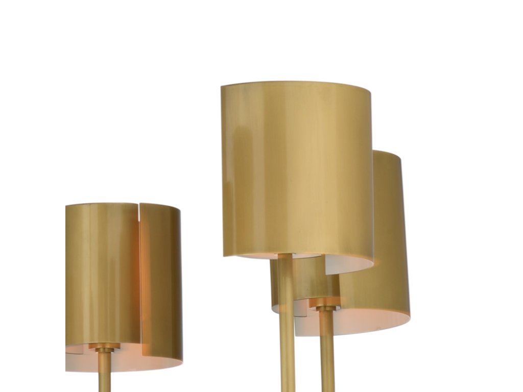 Castle Yard Chandelier - Brass - image 1