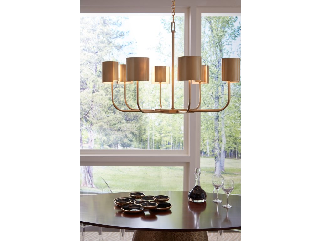 Castle Yard Chandelier - Brass - image 4