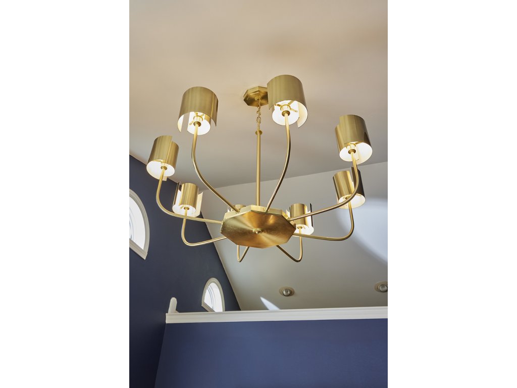 Castle Yard Chandelier - Brass - image 5