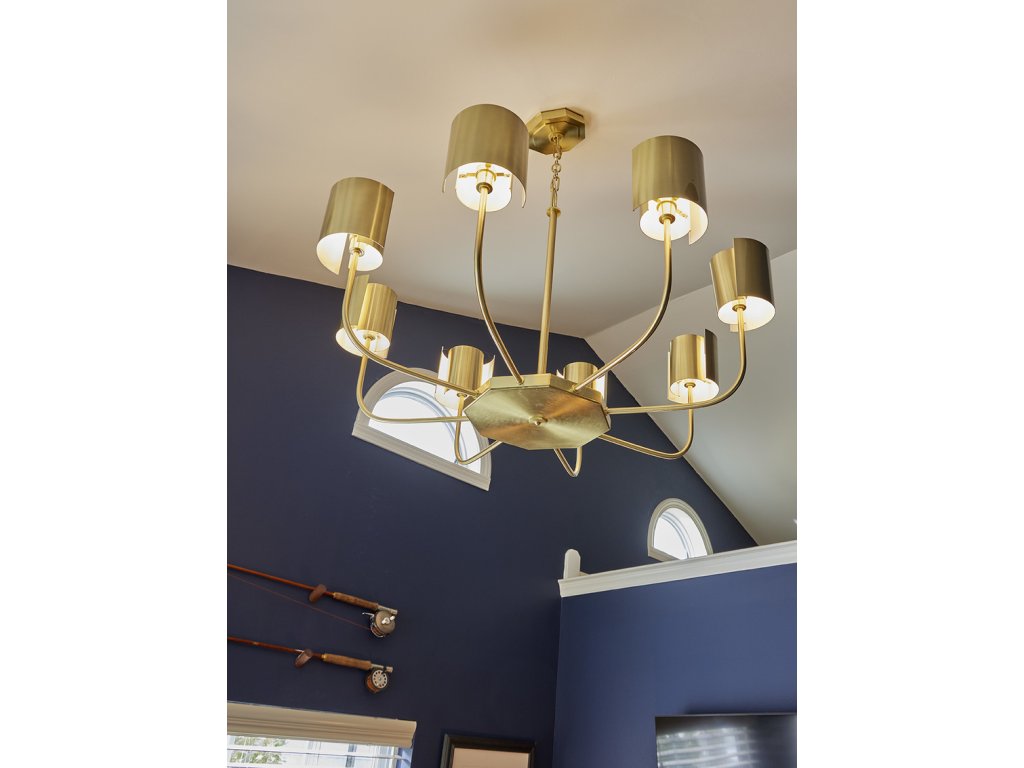 Castle Yard Chandelier - Brass - image 6