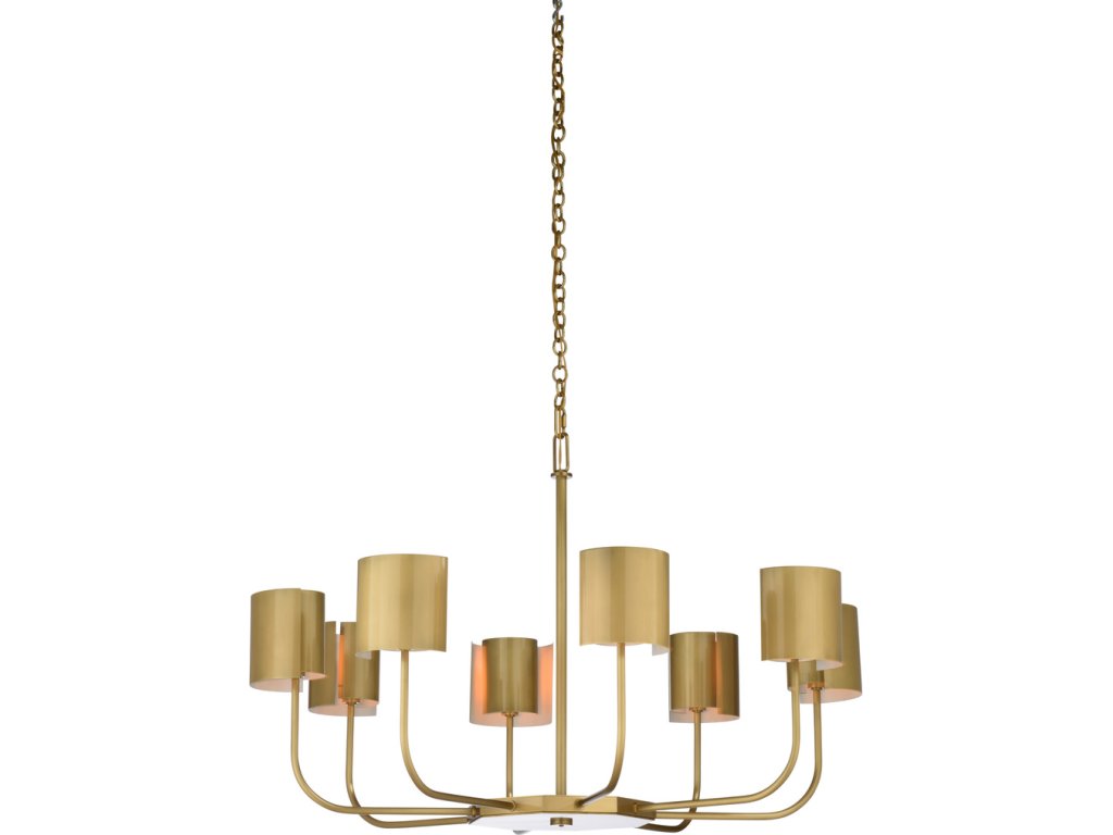 Castle Yard Chandelier - Brass - main image