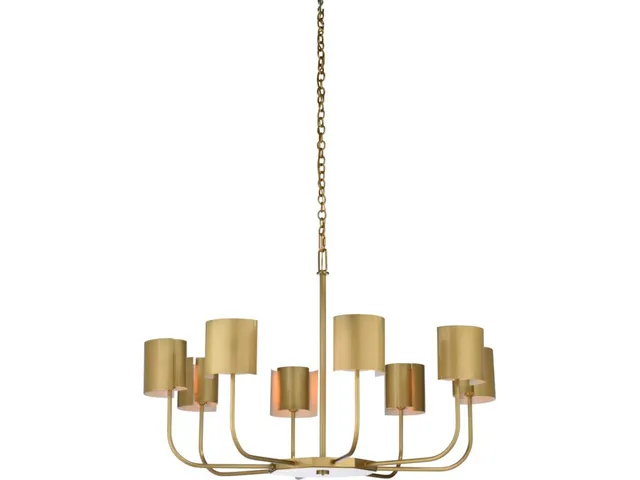 Castle Yard Chandelier - Brass