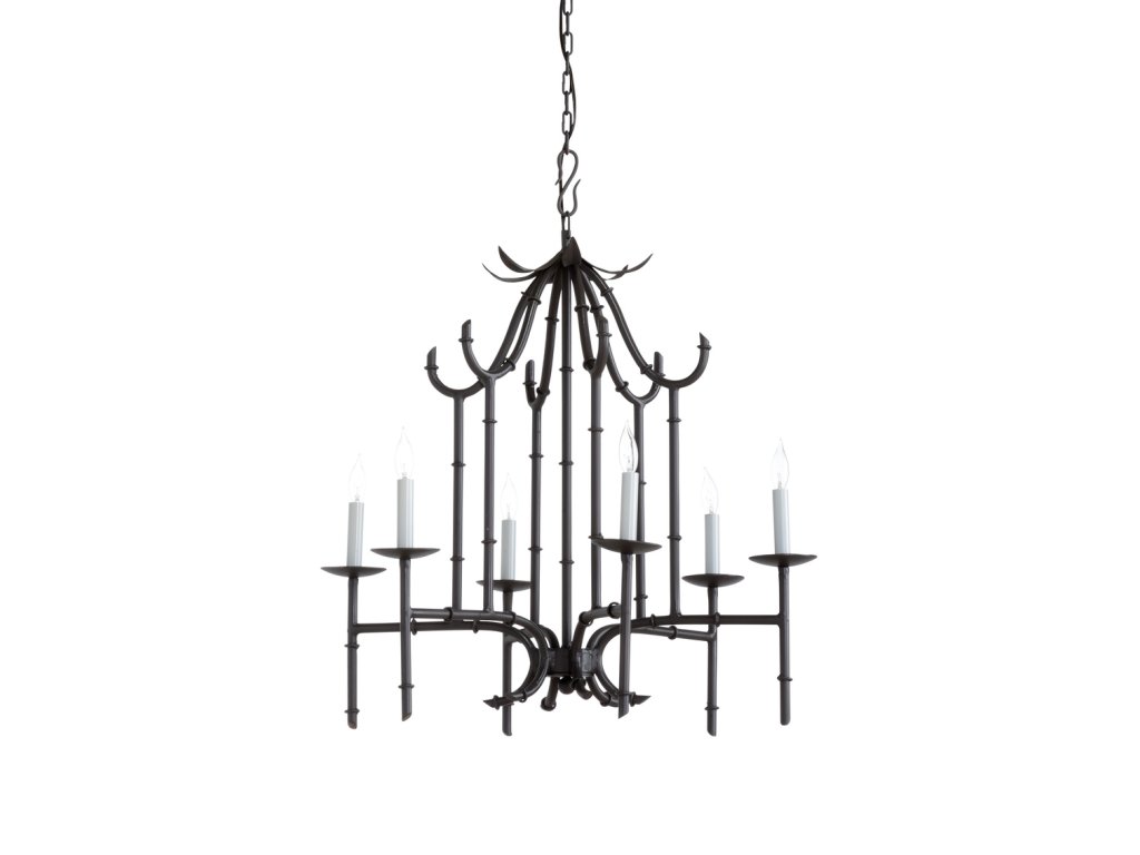 Bamboo Chandelier - Charcoal - main image
