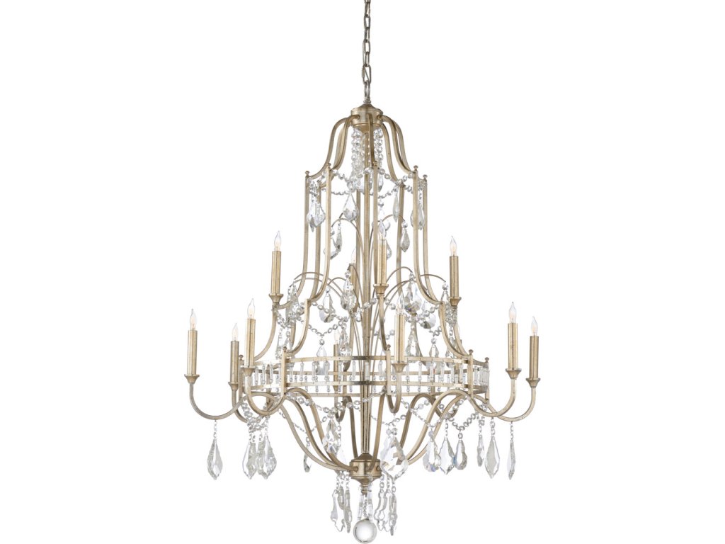 Buckhead Large Chandelier - Silver - main image