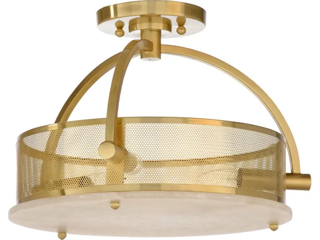 Moon Ceiling Light - Brass