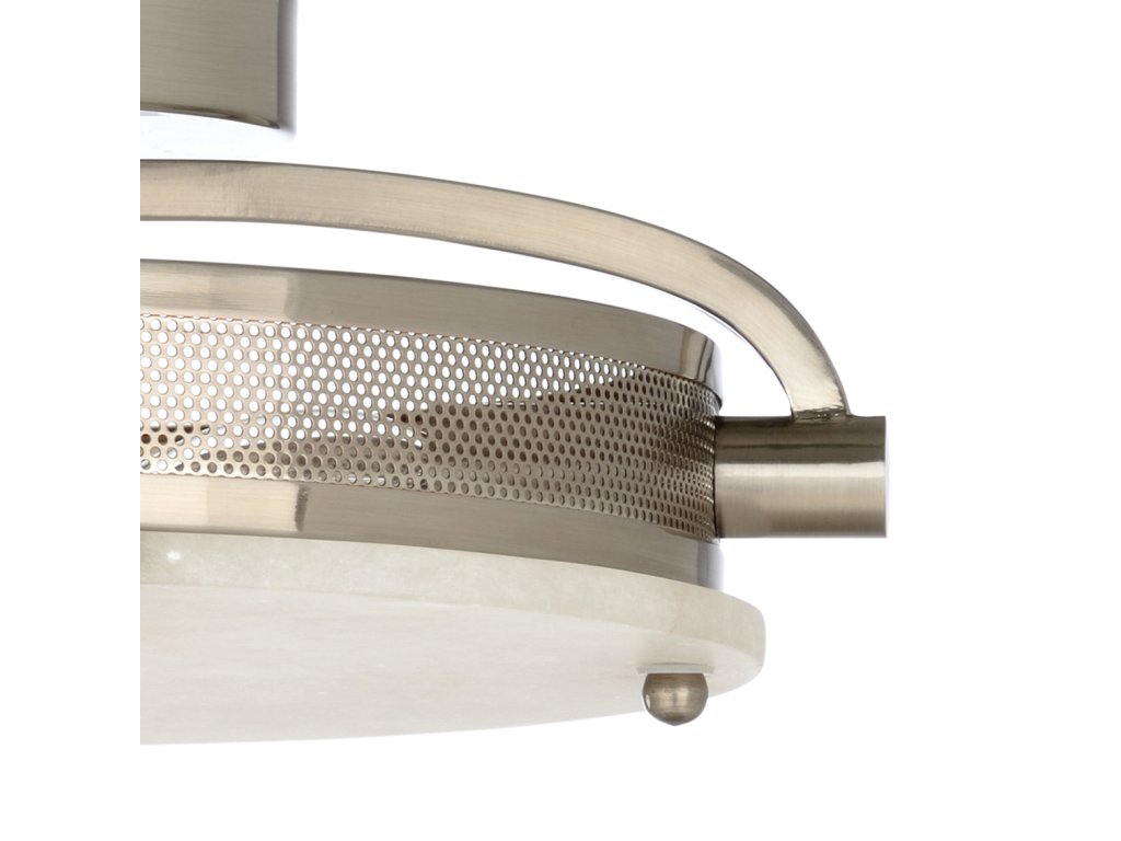 Moon Flush Mount - Nickel - image 1
