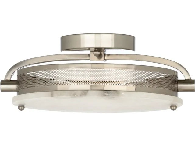 Moon Flush Mount - Nickel