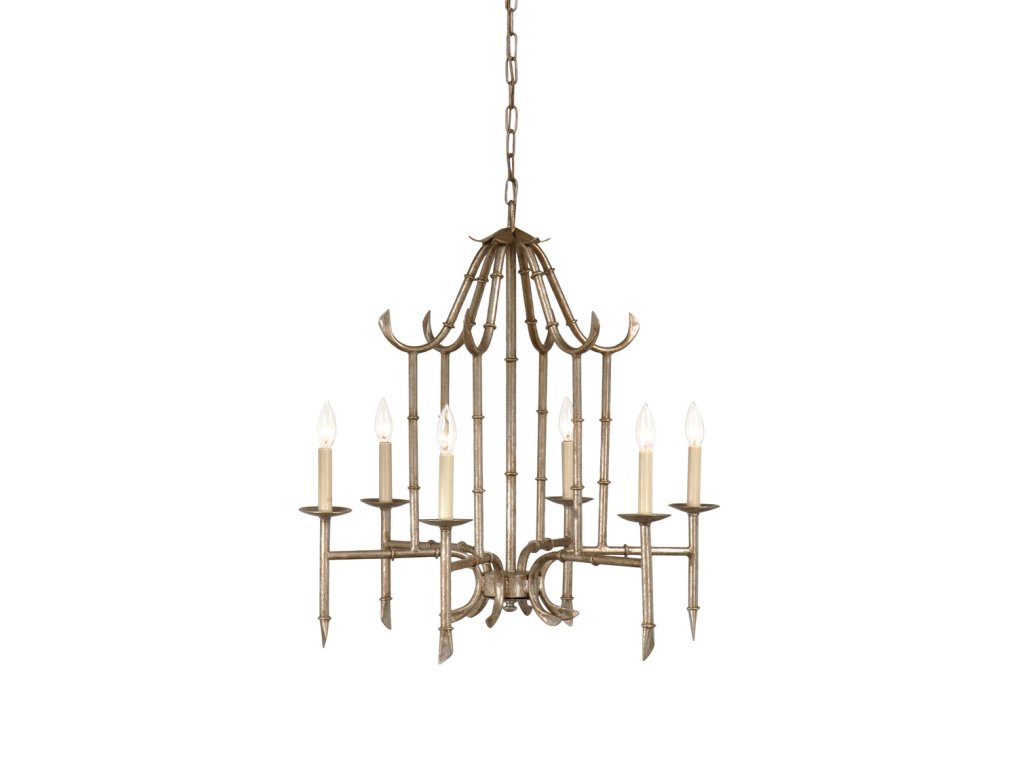 Bamboo Chandelier - Silver - main image