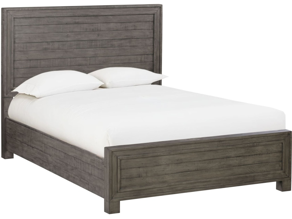 William Solid Wood Panel Bed in Dusty Dawn - image 4