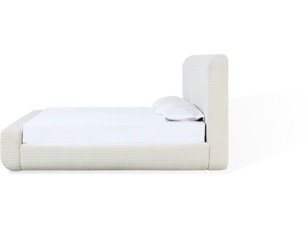 Wisteria Upholstered Platform Bed in Frosty Corduroy - image 1