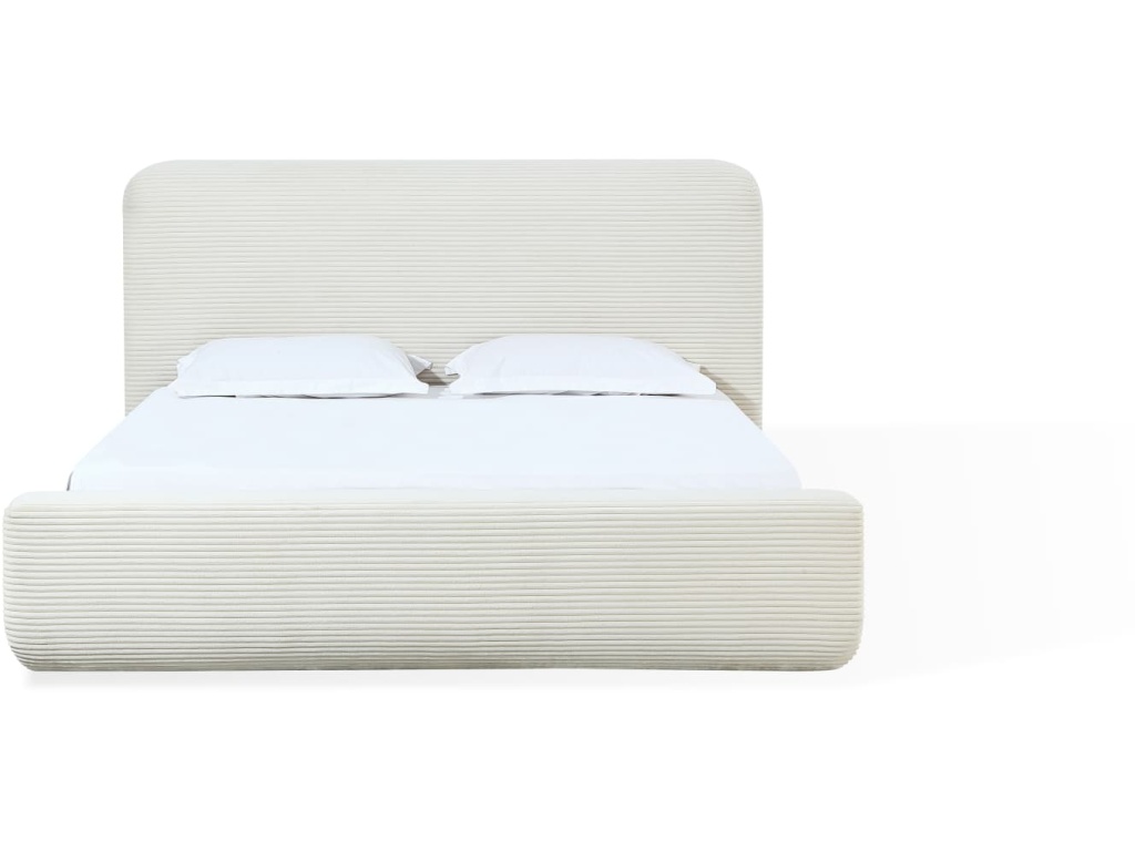 Wisteria Upholstered Platform Bed in Frosty Corduroy - image 4